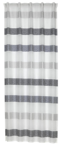 Schlaufenschal Streifen anthrazit Kringel 2299 BxH 140x245cm