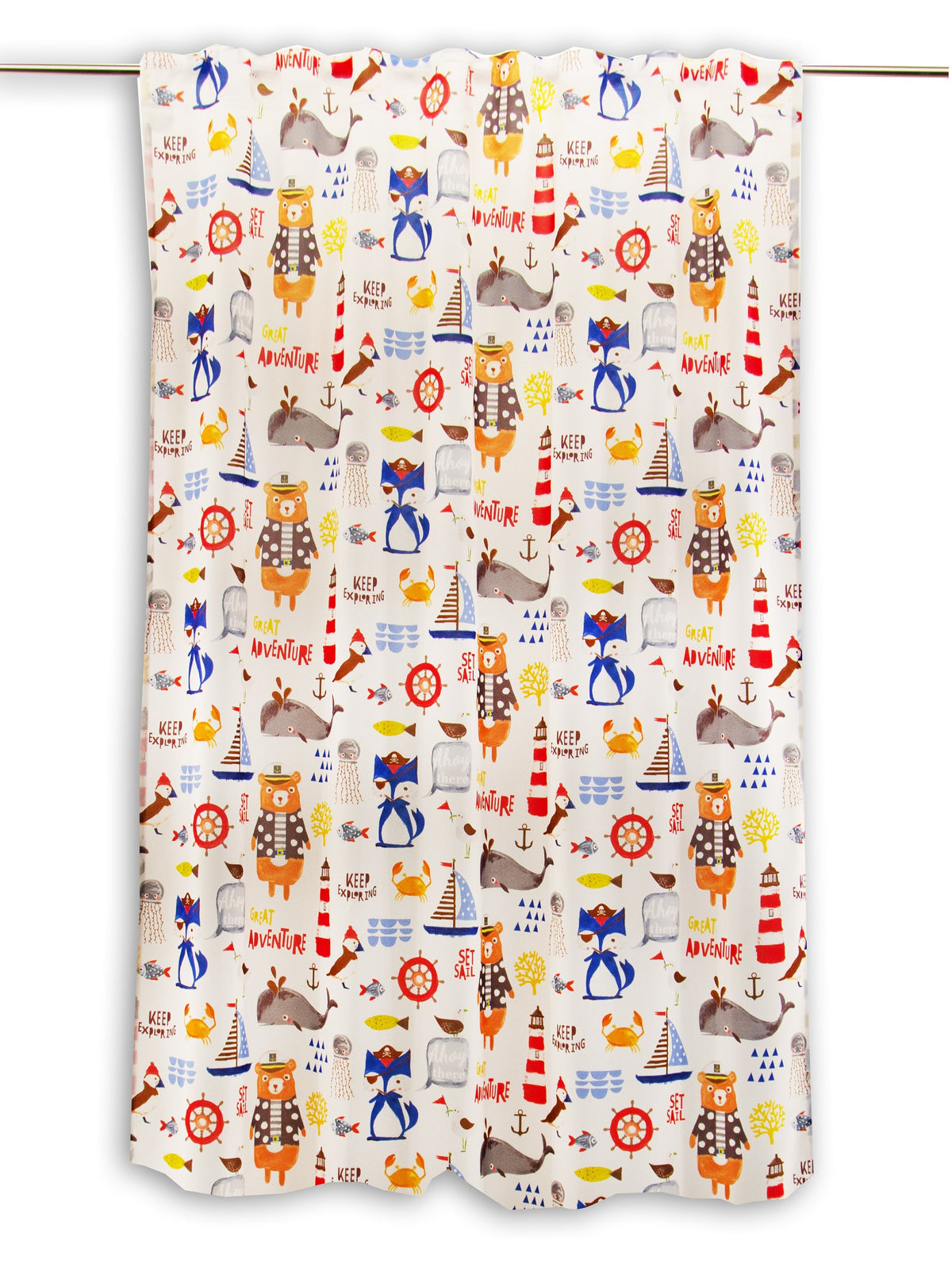 Schlaufenschal Ahoi weiß BxH 135x175/245cm