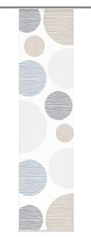 Flächenvorhang Borden stein BxH 60x245cm