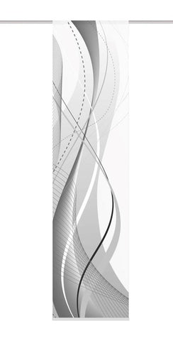 Flächenvorhang Carlisle grau BxH 60x245cm