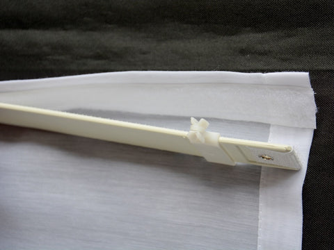 Flächenvorhang Manhattan kobalt Ripsstruktur BxH 60x245cm
