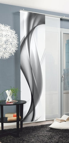 Flächenvorhang Redfield grau BxH 60x245cm