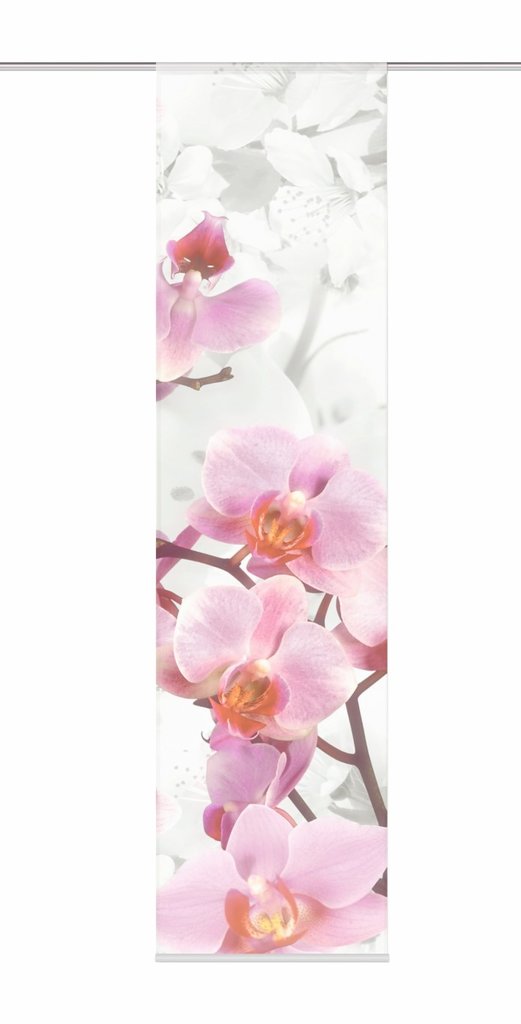 Flächenvorhang Blossom rosé BxH 60x245cm