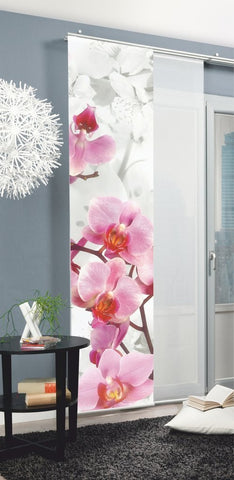 Flächenvorhang Blossom rosé BxH 60x245cm