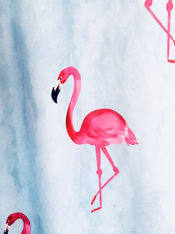 Schlaufenschal Flamingo pink 135x245cm