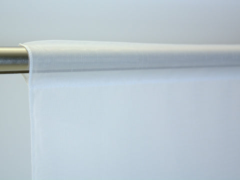 Design Kuvert weiß Blume lila BxH 60x90cm Scheibengardine 4052