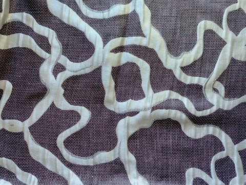 Ösenschal beere flieder BxH 140x245cm