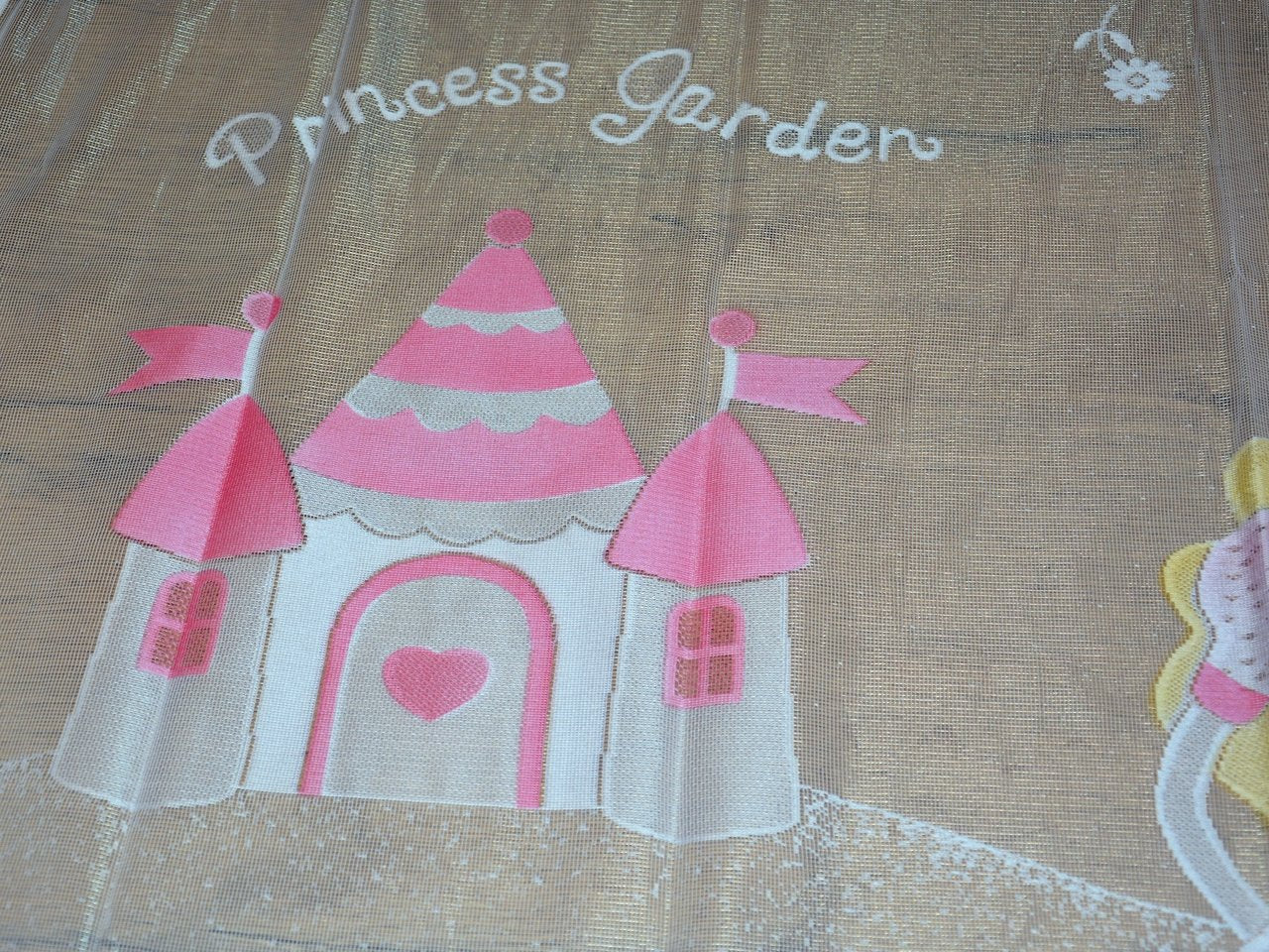 Schlaufenschal Prinzessin mit verdeckten Schlaufen transparent BxH 140x245cm
