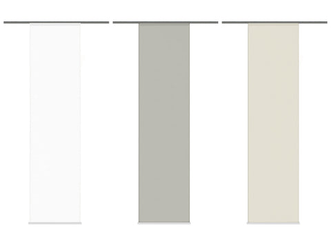 Flächenvorhang Rom Flammgarn verschiedene Farben BxH 60x245cm