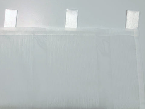 Design Schlaufen Scheibengardine rose taupe BxH 45x150cm