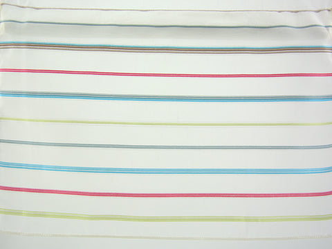 Design Mini Flächenvorhang Set weiß bunt Scheibengardine 4019