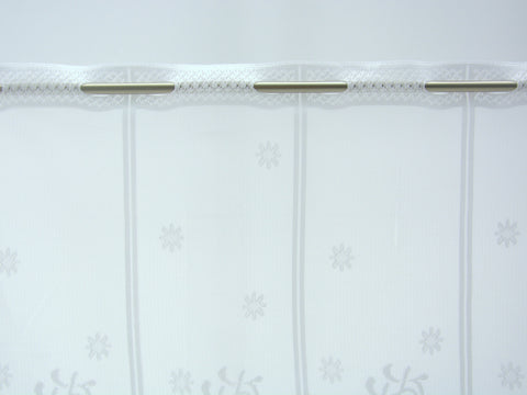 nach Maß Scheibengardine Weihnachten Weihnachtsmann Rentier Höhe 50cm