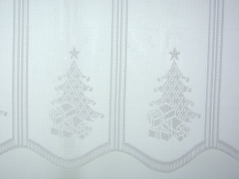 Scheibengardine Weihnachten Weihnachtsbaum Höhe 50cm nach Maß Tannenbaum