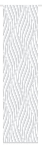 Flächenvorhang Wave grau BxH 60x245cm