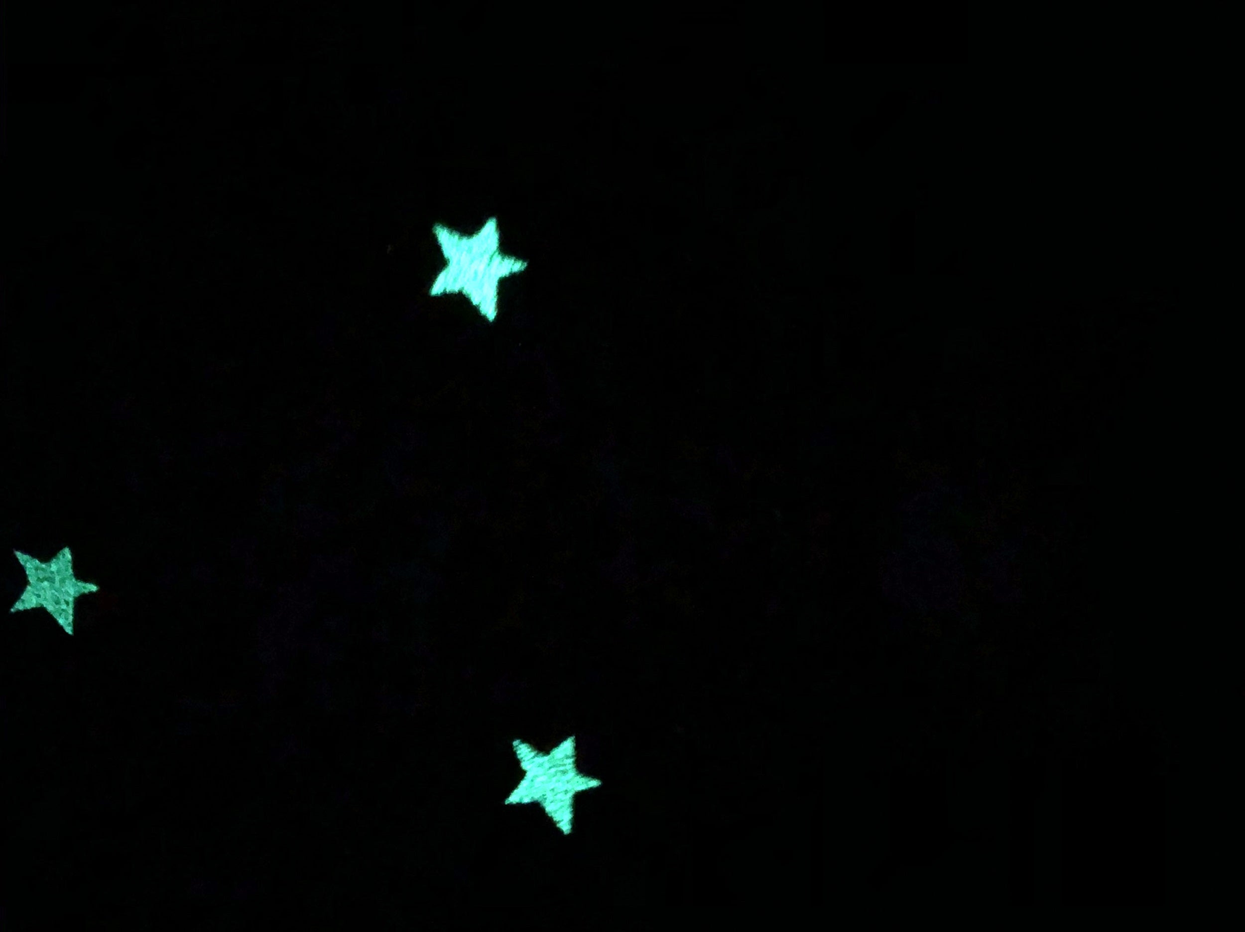 Schlaufenschal Mond Sterne leuchtend BxH 140x245cm grau