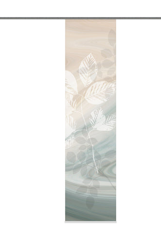 Flächenvorhang Toupillon grün-braun BxH 60x245cm