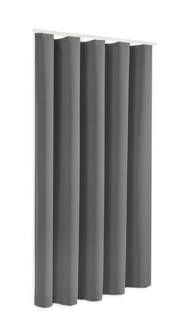 Blackout Thermovorhang "Sopran" Verdunkelungsvorhang grau BxH 140x175/245cm