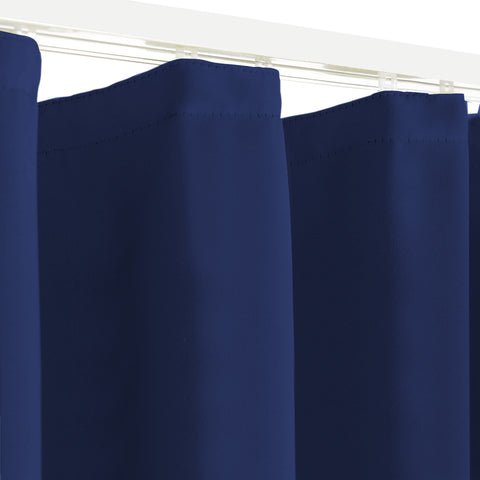 Blackout Thermovorhang "Sopran" Verdunkelungsvorhang blau BxH 140x175/245cm