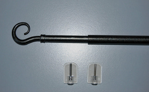 Bistrostange anthrazit ausziehbar 85-150cm