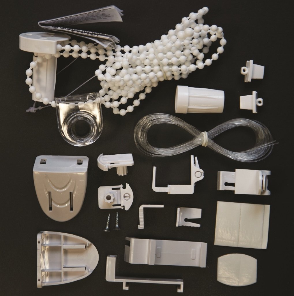 Klemmfix Rollo Sichtschutz grau / stahl mit Pendelsicherung DREAM Collection