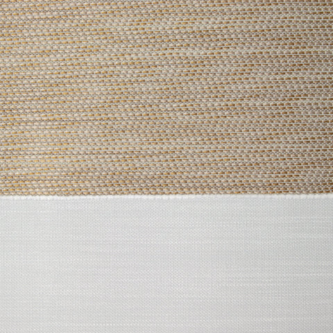 Design Mini Flächenvorhang Set beige weiß Scheibengardine 2291-13