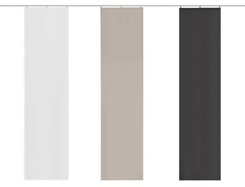 Flächenvorhang Schiebevorhang Oxford BxH 60x245cm in verschiedenen Farben